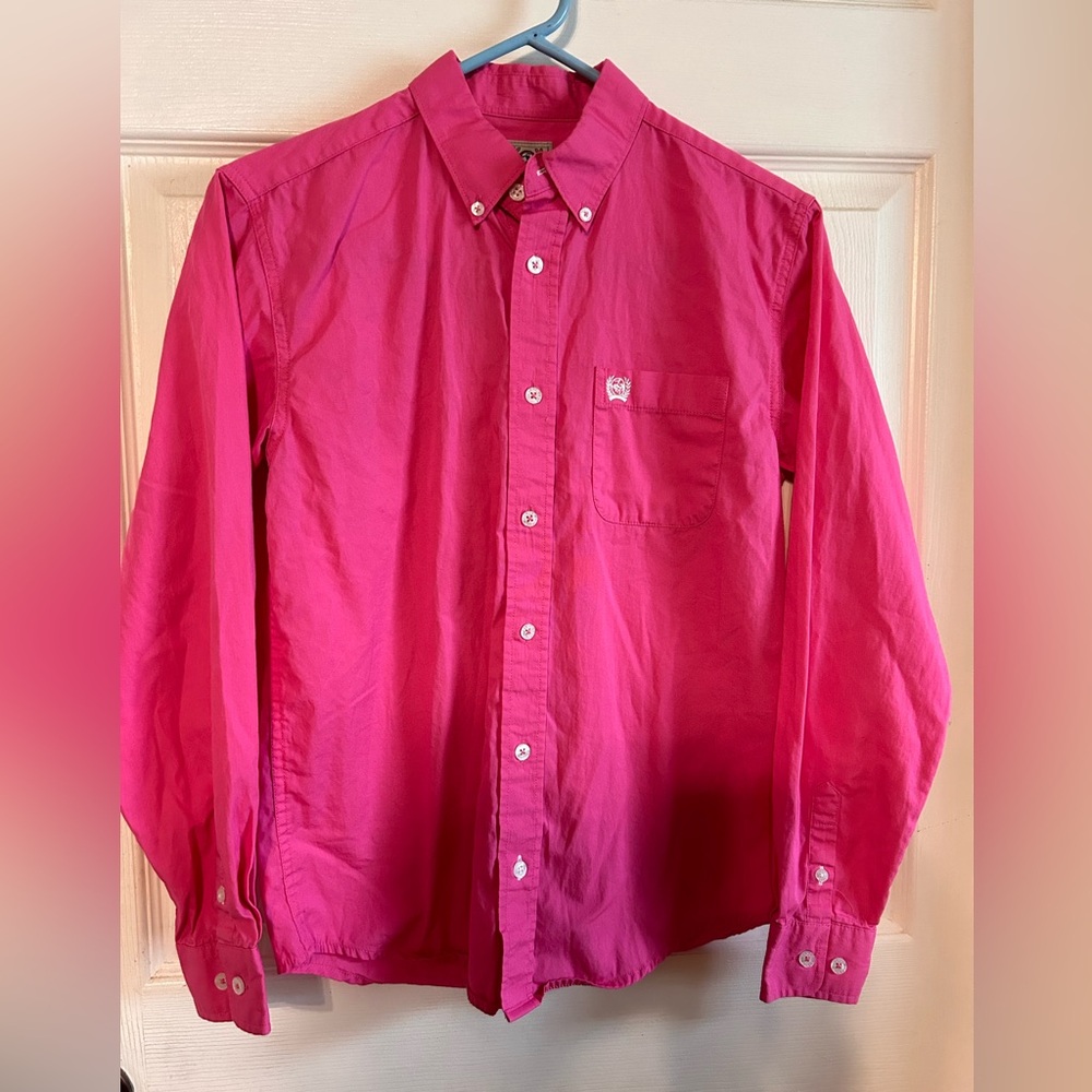 Cinch button up